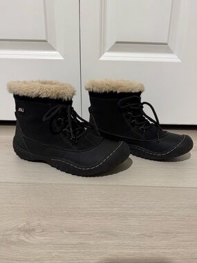 JBU by Jambu Jane Boot Faux Fur lined  Waterproof Black Size 8.5